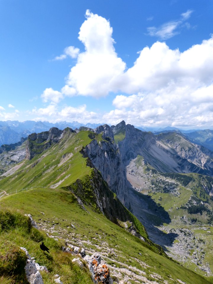 Mountainous Landforms Ridge Sky Mountain Range photo