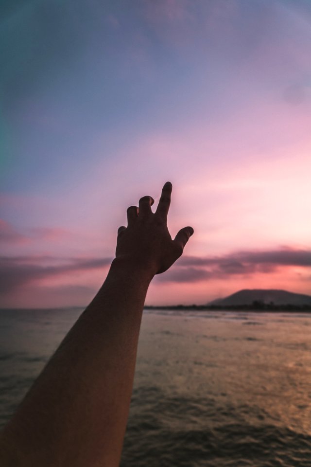 Person Taking Photo Of Left Hand