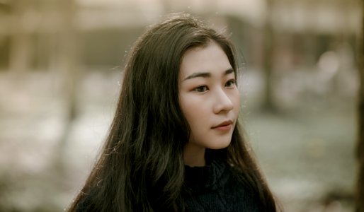 Close-Up Photography Of Asian Girl photo