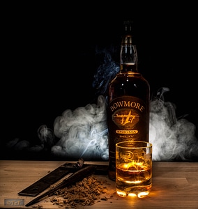 Smoke bottle liquor