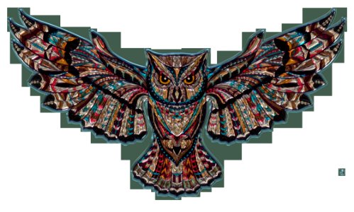 Owl Bird Of Prey Bird Pattern