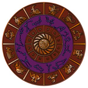 Purple Circle Pattern Dart