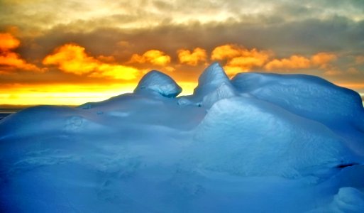 Sky Iceberg Arctic Ice photo