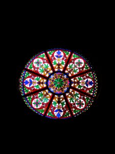 Stained Glass Glass Window Circle photo