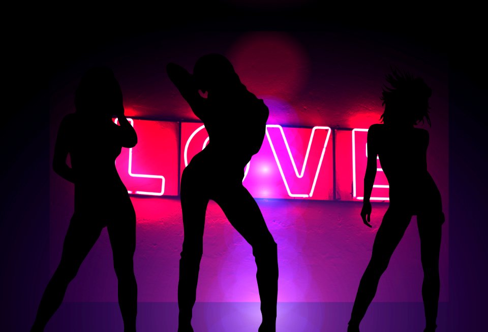 Red Entertainment Dancer Light