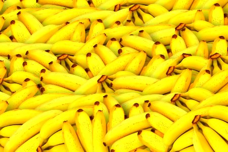 Yellow Produce Fruit Banana photo