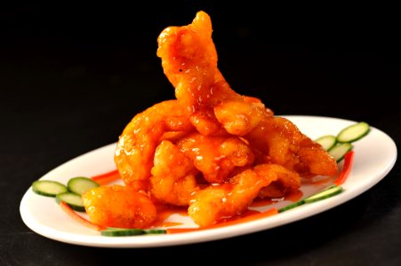 Dish Fried Food Sweet And Sour Cuisine photo