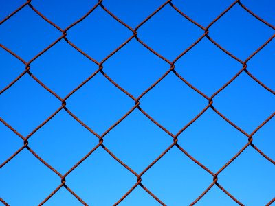 Blue Pattern Net Sky