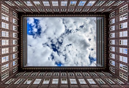 Blue Sky Cloud Window