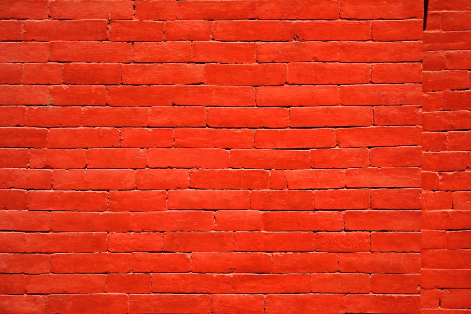 Brickwork Brick Wall Orange photo