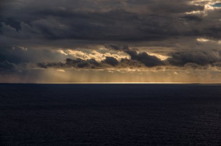 Horizon Sky Sea Cloud photo