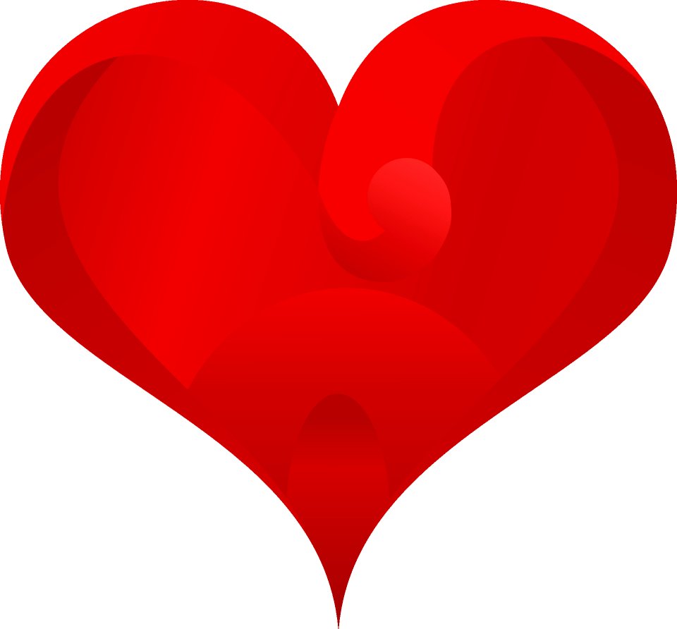 Red Love Heart Valentines Day