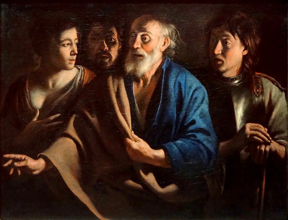 Le Reniement De Saint Pierre Mathieu Le Nain Vers 1655 Muse Du Louvre