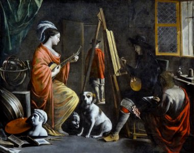 Latelier Mathieu Le Nain Vers 1655 Poughkeepsie Frances Lehman Loeb Art Center