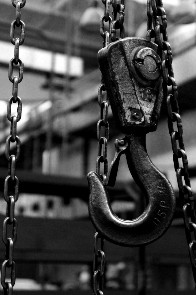 Black And White Monochrome Photography Metal Chain