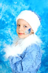 Blue Face Photograph Human Hair Color