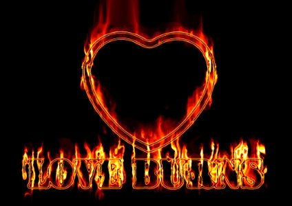 Text Flame Heat Font