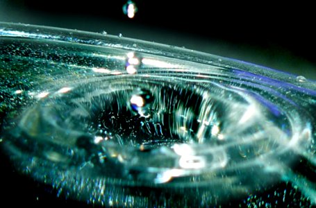 Micro Shot Of Water Droplet