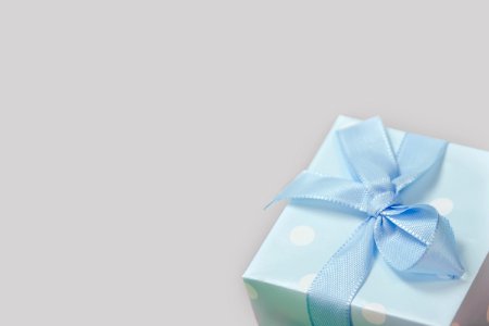 Blue Ribbon Box Gift photo