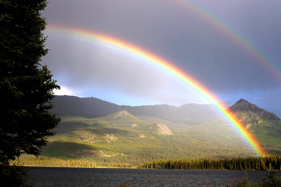 Rainbow Nature Sky Highland
