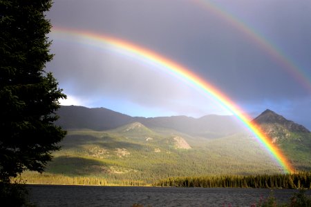 Rainbow Nature Sky Highland