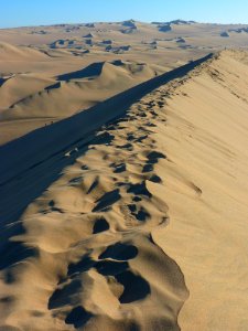 Singing Sand Erg Dune Aeolian Landform