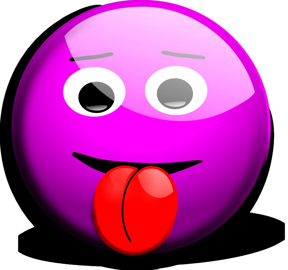 Pink Purple Smile Smiley