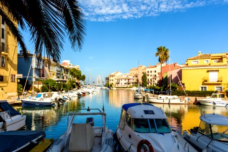 Harbor With Ships