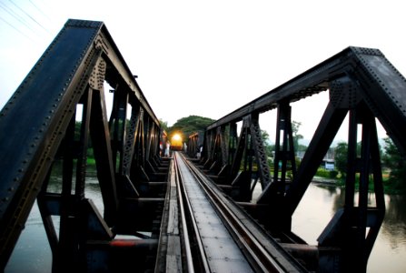 Part Of Dead Rail Way And Train
