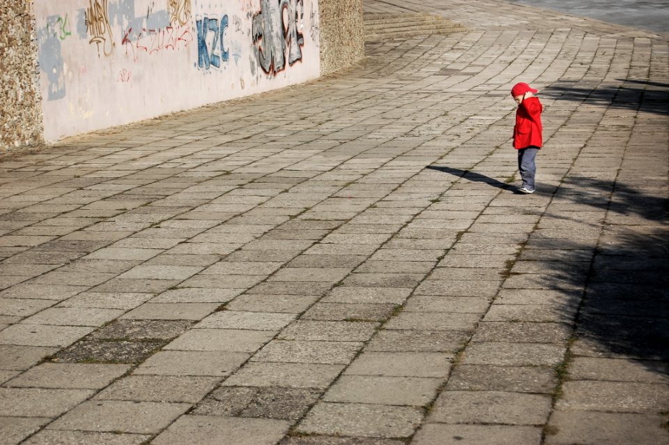 Public Space Wall Cobblestone Floor photo