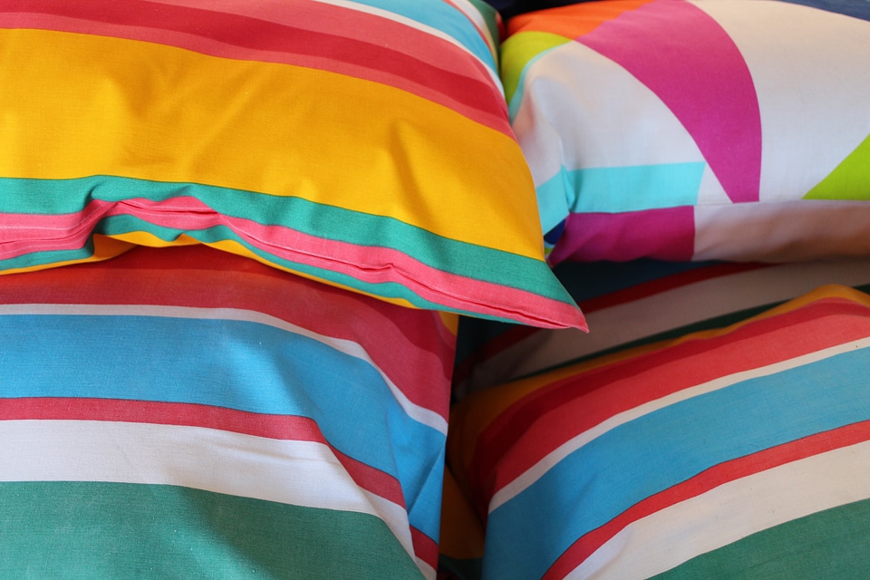 Pillow reference colorful