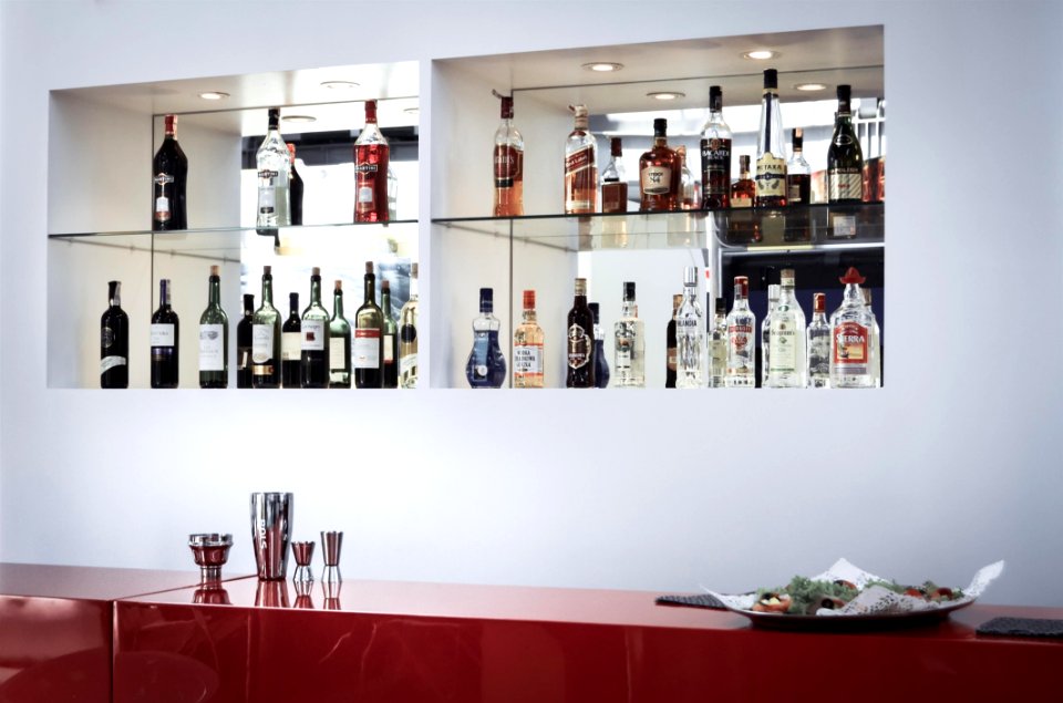 Furniture Interior Design Shelf Glass