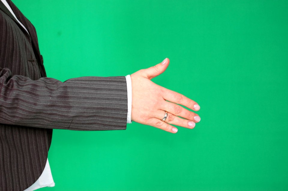 Green Finger Hand Arm
