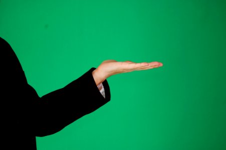 Green Hand Finger Arm