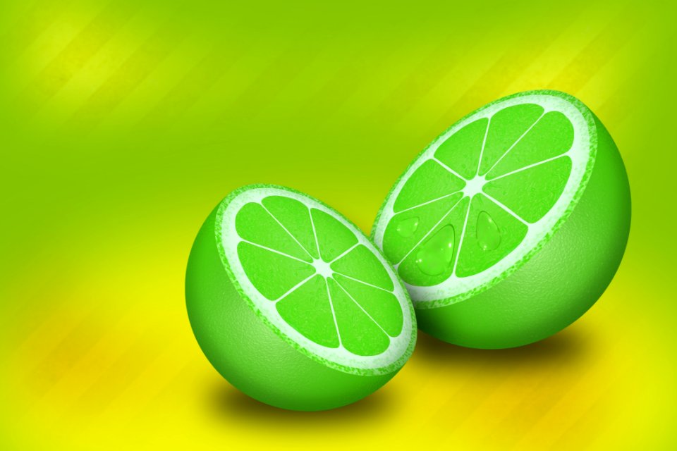 Green Produce Lime Fruit