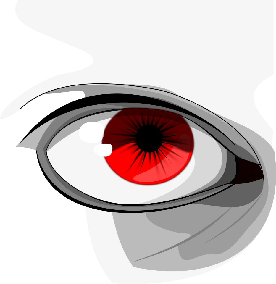 Red Eye Flower Eyelash