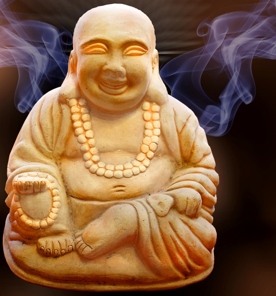 Statue Gautama Buddha Stone Carving Sculpture