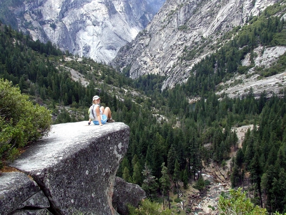 Overlook yosemite national park
