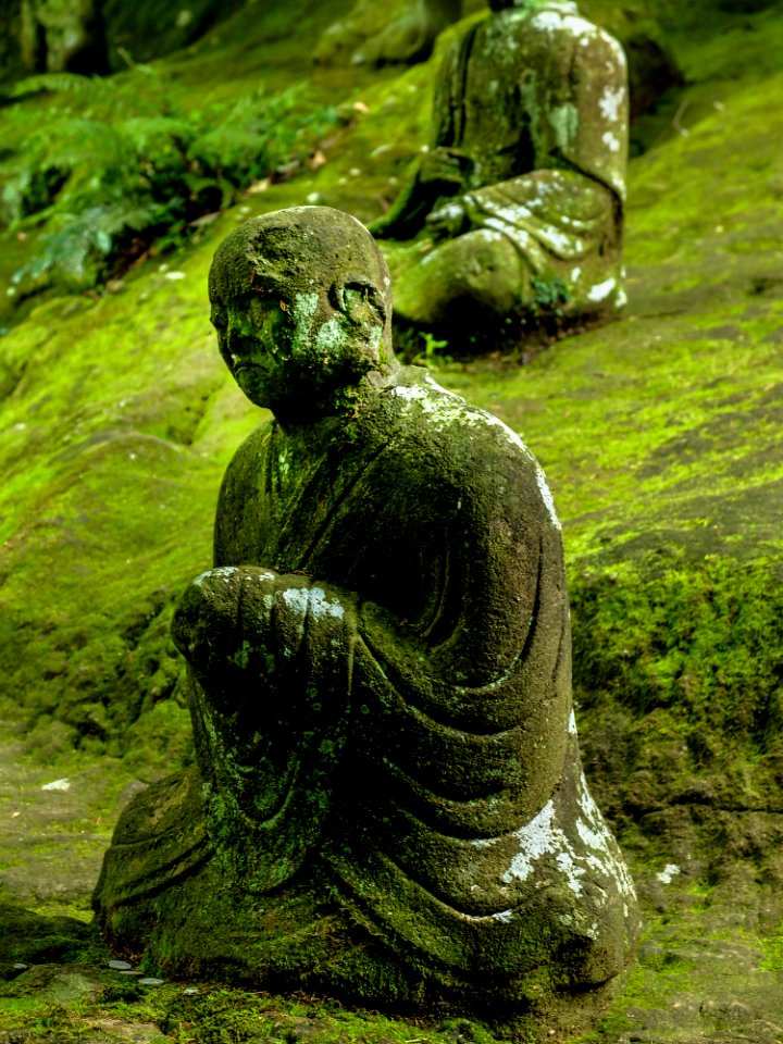Green Sculpture Stone Carving Statue