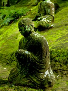 Green Sculpture Stone Carving Statue