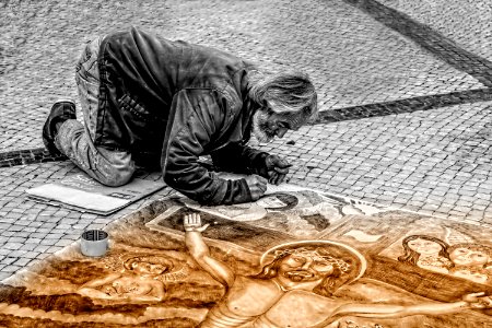 Black And White Human Behavior Art Human
