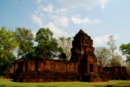 Rock Castle In The West Of Thailand photo