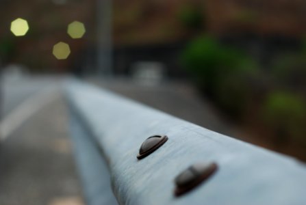 Knot Put In Steel Bridge photo