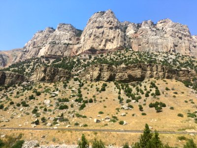 Wind River Canyon Geology photo