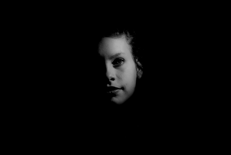 Gray Scale Photo Of Woman