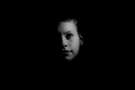 Gray Scale Photo Of Woman photo