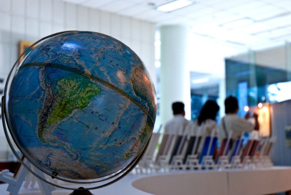 Globe Stand On The Table