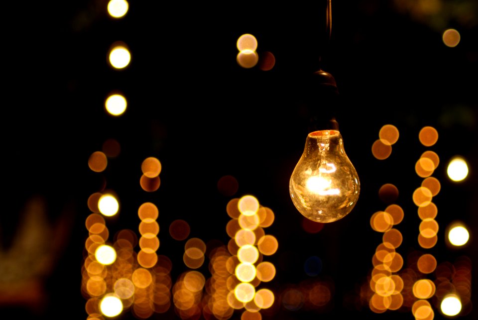 One Bulb Light Stand Alone