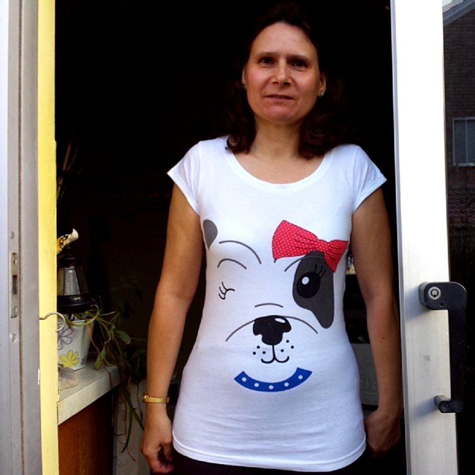 Lisa In White Top woman top