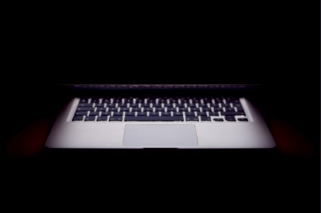Grey And Black Laptop Computer